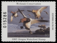 Scan of 1997 Oregon Duck Stamp MNH VF