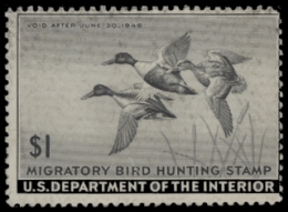 Scan of RW12 1945 Duck Stamp  Used F-VF