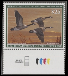 Scan of RW84 2017 Duck Stamp  MNH F-VF