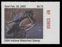 Scan of 2004 Indiana Duck Stamp MNH VF