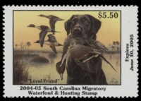 Scan of 2004 South Carolina Duck Stamp MNH VF