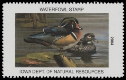 Scan of 2004 Iowa Duck Stamp MNH VF