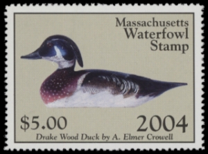 Scan of 2004 Massachusetts Duck Stamp MNH VF