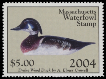 Scan of 2004 Massachusetts Duck Stamp MNH VF