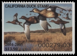 Scan of 2004 California Duck Stamp MNH VF