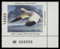 Scan of 2004 Oregon Duck Stamp MNH VF