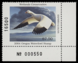 Scan of 2004 Oregon Duck Stamp MNH VF