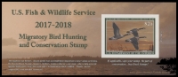 Scan of RW84A 2017 Duck Stamp  MNH F-VF
