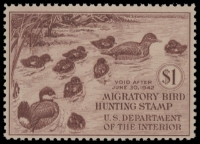 Scan of RW8 1941 Duck Stamp  MNH F-VF