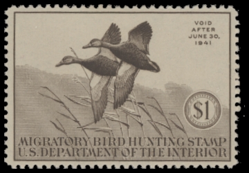 Scan of RW7 1940 Duck Stamp  MLH F-VF