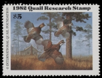 Scan of 1982 International Quail Federation Research MNH VF