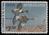 Scan of RW47 1980 Duck Stamp  MNH F-VF