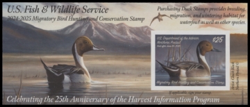 Scan of RW91A 2024 Duck Stamp