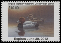 Scan of 2011 Virginia Duck Stamp