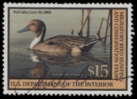 Scan of RW68 2001 Duck Stamp 