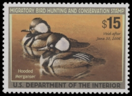 Scan of RW72 2005 Duck Stamp. MNH F-VF