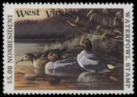 Scan of 1994 West Virginia Non Res Duck Stamp
