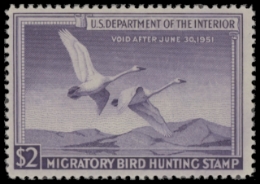 Scan of RW17 1950 Duck Stamp 