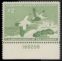 Scan of RW24 1957 Duck Stamp 