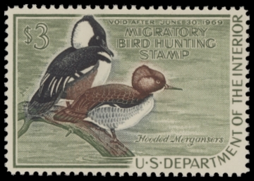 Scan of RW35 1968 Duck Stamp 