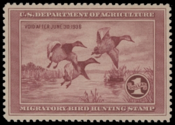 Picture of RW2 1935 Duck Stamp 