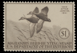 Scan of RW7 1940 Duck Stamp  MLH F-VF