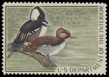 Scan of RW35 1968 Duck Stamp 