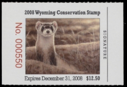 Scan of 2008 Wyoming Duck Stamp