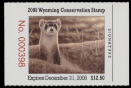 Scan of 2008 Wyoming Duck Stamp