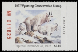 Scan of 1997 Wyoming Duck Stamp