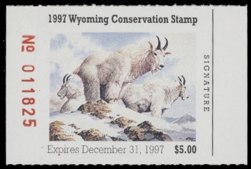 Scan of 1997 Wyoming Duck Stamp