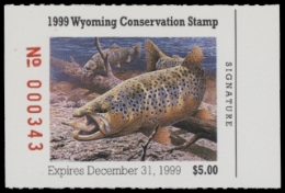 Scan of 1999 Wyoming Duck Stamp