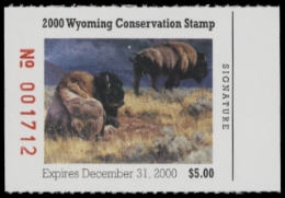 Scan of 2000 Wyoming Duck Stamp