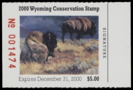 Scan of 2000 Wyoming Duck Stamp