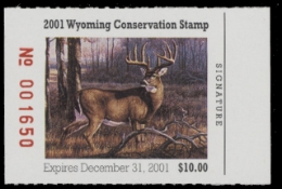 Scan of 2001 Wyoming Duck Stamp