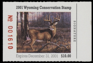 Scan of 2001 Wyoming Duck Stamp