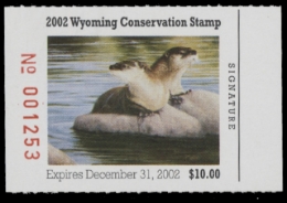 Scan of 2002 Wyoming Duck Stamp