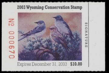 Scan of 2003 Wyoming Duck Stamp