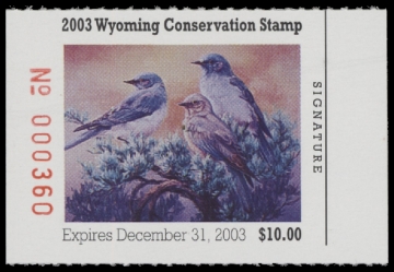 Scan of 2003 Wyoming Duck Stamp