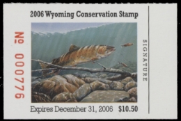 Scan of 2006 Wyoming Duck Stamp