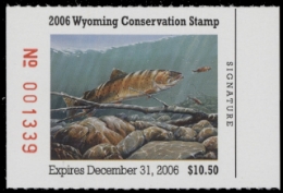 Scan of 2006 Wyoming Duck Stamp