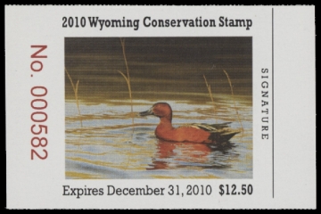 Scan of 2010 Wyoming Duck Stamp