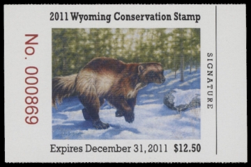 Scan of 2011 Wyoming Duck Stamp