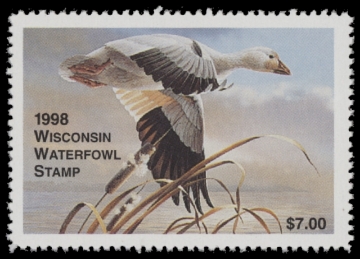 Scan of 1998 Wisconsin Duck Stamp