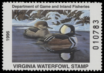 Scan of 1996 Virginia Duck Stamp