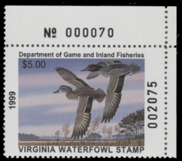 Scan of 1999 Virginia Duck Stamp