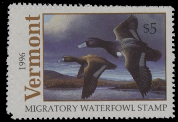 Scan of 1996 Vermont Duck Stamp