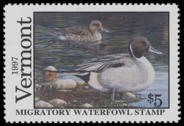 Scan of 1997 Vermont Duck Stamp