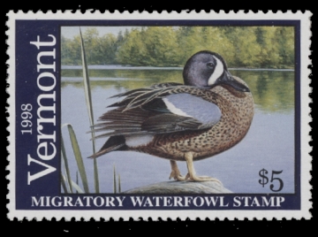 Scan of 1998 Vermont Duck Stamp