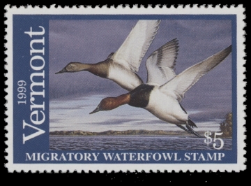 Scan of 1999 Vermont Duck Stamp